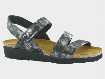 Birkenstock Kayla Elegant Læder Sandaler Dame Sølv | DK 377MQZ